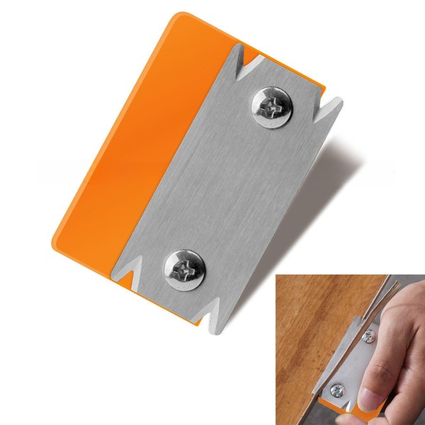 Woodworking Edge Trimmer,Orange Portable Manual Edge Banding Cutter,Anti-Slip Hand Planer