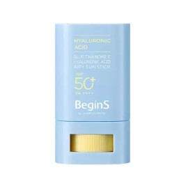 Begins by Jeongsaemmul 비긴스바이정샘물 블루 캐모마일 히알루론산 에어리 선 스틱(SPF50+) 1개 Begins by Jeongsaemmul Blue Chamomile Hyaluronic Airy Sun Stick (SPF50+) 1 piece
