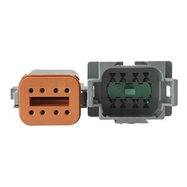 DT Series 8-Pin Waterproof Connector Pigtail Kit, 2 Sets Male & Female, Replaces DT06-08S / DT04-08P, Compatible with Automotive, Truck, ATV, UTV, Motorcycle, Marine, RV Wiring