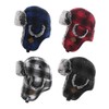 Comhats Trapper Hat Aviator Earflap Hat Faux Fur Warm Winter