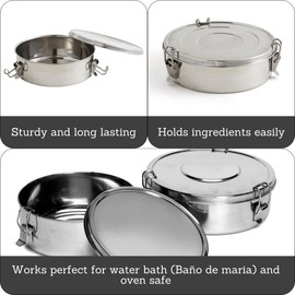 Imusa Flan Mold, 1.5Qt, Silver