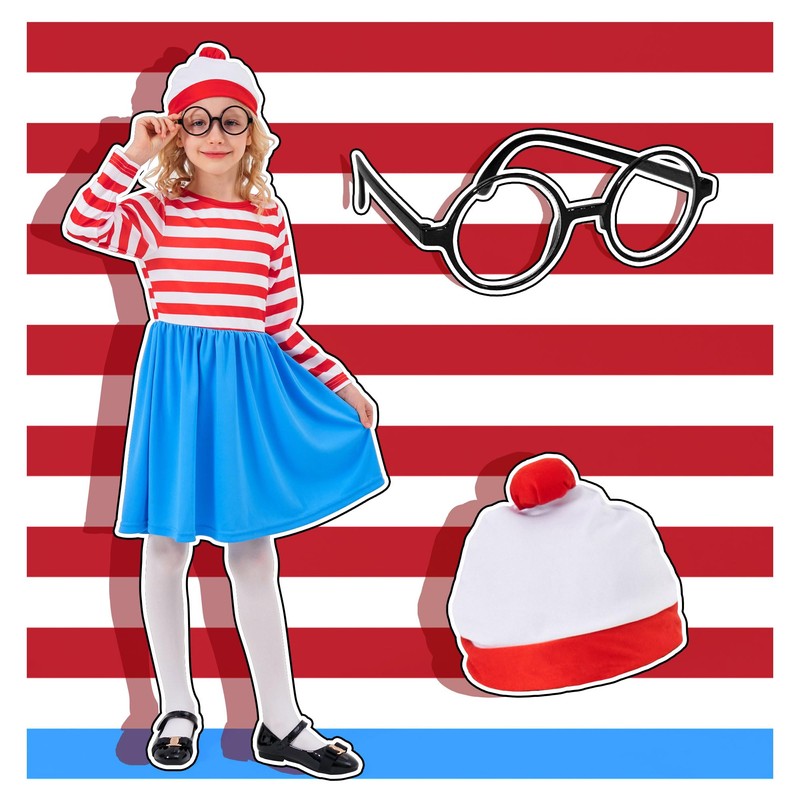 Wheres Wally Costume 9-10