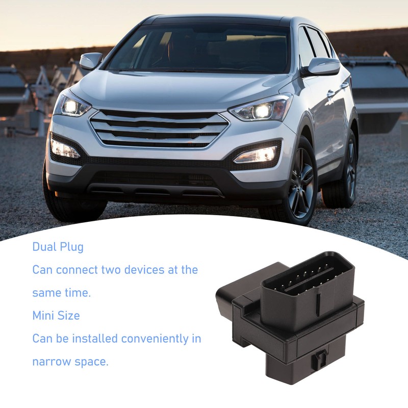 Car Splitter Converter Adapter 16 Pin Male to Dual Female