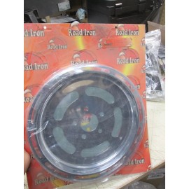 EMGO CHROME REAR SPROCKET SLOTTED COVER (METAL) - HD BIG TWIN 70 TOOTH