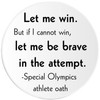 Let Me Win Special Olympics Athlete Oath - Circle Sticker