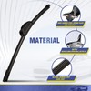 3 Wipers Factory Replacement for Jeep Cherokee 2014 2015 2016