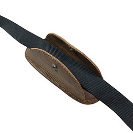 Hide & Drink, Leather Shoulder Pad Replacement, for Briefcases & Messenger Bags, Laptop Cases, Guitar Straps, Handmade Includes 101 Year Warranty :: Bourbon Brown