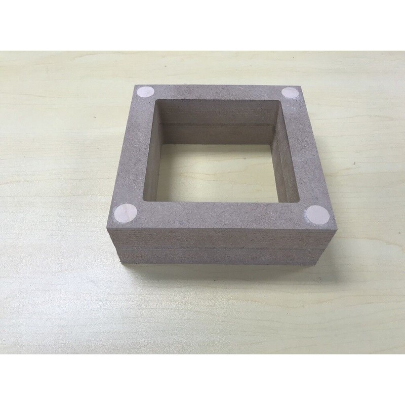 slipGrip 2-Part Foundry Wood Flask for Sand Casting Jewelry Or
