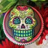 Day of the Dead Neon Painted Rocks (tuck box)