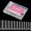 2XL Square Nail Tips, Long Half Cover Gel Tips 312