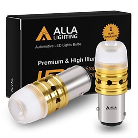 Alla Lighting Mini BAY15D 7528 1157 LED Bulbs Xtreme Super Bright 2057 2357 3496 198 1034, Signal/Brake Tail/Backup Reverse Lights, 6000K Xenon White