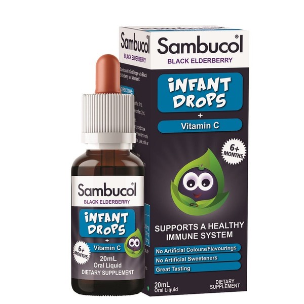Sambucol Infant Drops + Vitamin C (Best Before 02/2024)