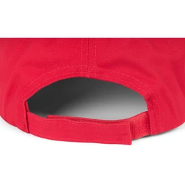 styleBREAKER Unisex Baseball Cap mit gebürsteter Oberfläche, 6 Panel Cap Einfarbig, Basecap Klettverschluss verstellbar 04023018, Farbe:Rot