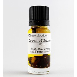 Pure Hoodoo | Crown of Success Oil 10ml - Used in Spells for Exam, Career, Legal, Romantic and Sports Success or to Achieve any goal