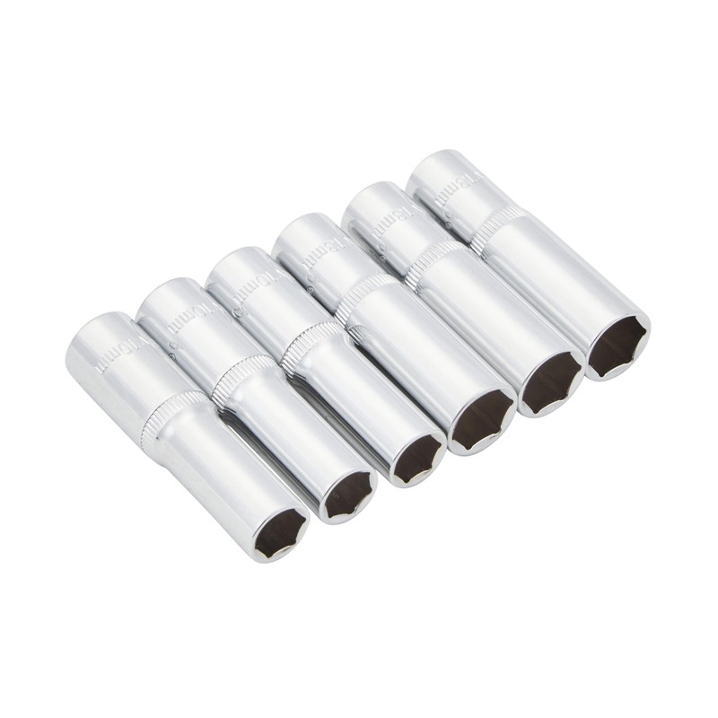 Blue Spot Tools 6PCE 3/8 Deep Metric Sockets (10 &