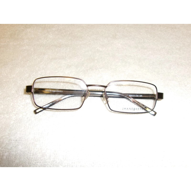 Jhane Barnes Eyeglass Frames Trinomial Brown 55[]17-140