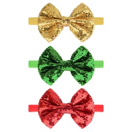 Song Qing Baby Infant Girls Hair Band Sequined Bow Headband Turban Knot Hair Headwear