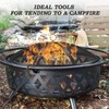 Fire Pit Spark Screen, 27 Inch Diameter Fire Pit Screen