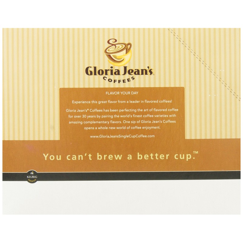 Gloria Jean's 60051012 Butter Toffee Coffee K-Cups, 24/box