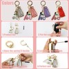 Rayslesan Sparkly Key Fob Cover with Cherry Keychain, Bling TPU