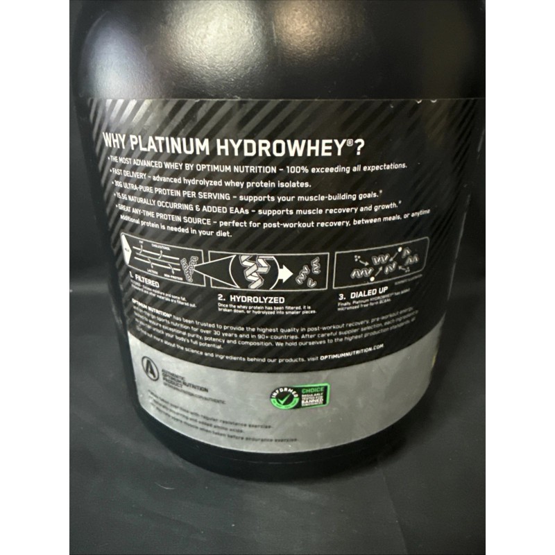 Optimum Nutrition Platinum Hydrowhey Protein Powder,Velocit