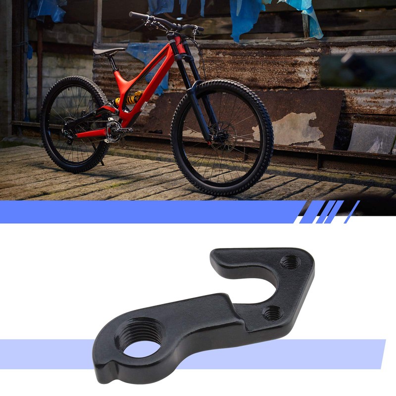2pcs MTB Bicycle Rear Gear Mech Derailleur Hook Hanger Black