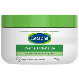 CETAPHIL Crema Hidratante 1 pz 250 g Restablece la Barrera Natural de la Piel en 1 Semana Recomendada por Dermatólogos para Piel Sensible