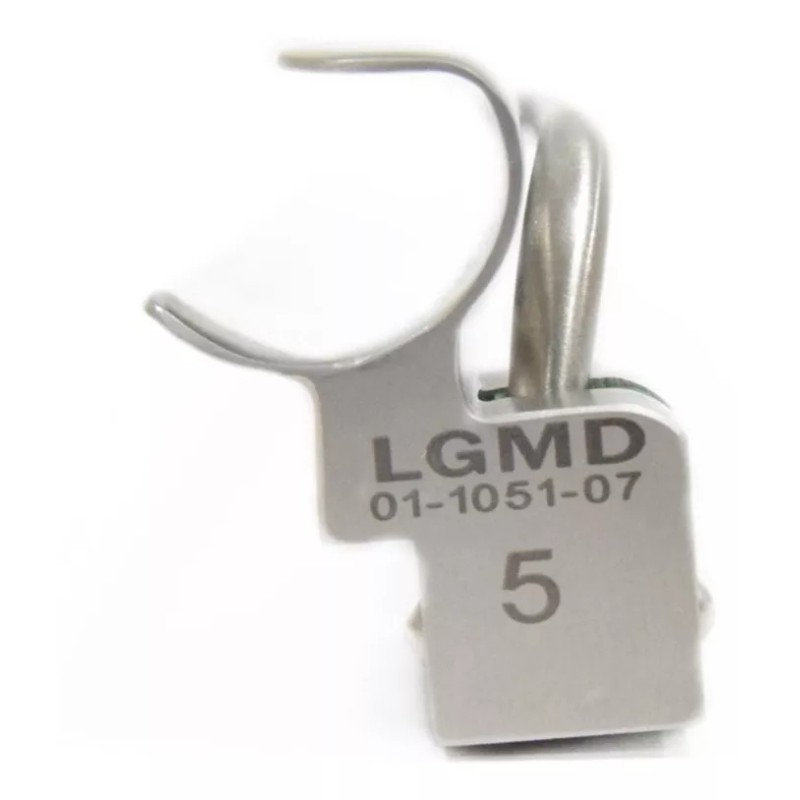LGMD Hoja Laringoscopio Miller Recta Lgmd Fibra Optica #5