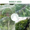 MQHUAYU Garden Hoops with Netting, 10X30FT Garden Netting Mesh with