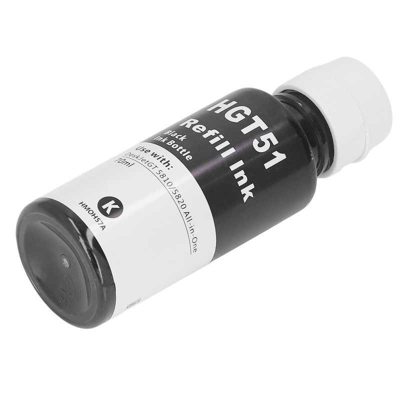 70ML Capacity Refill Ink Bottled Printing Ink Replacement for HP