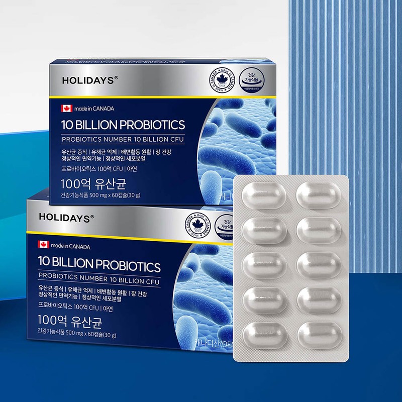 Holidays 10 billion lactic acid bacteria 60 capsules 1 box