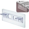12PCS No Drill Shelf Support Pegs, Adhesive Shelf Bracket, Shelf