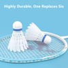 12 Pack Badminton Shuttlecocks, Nylon Birdies for Badminton Ball with