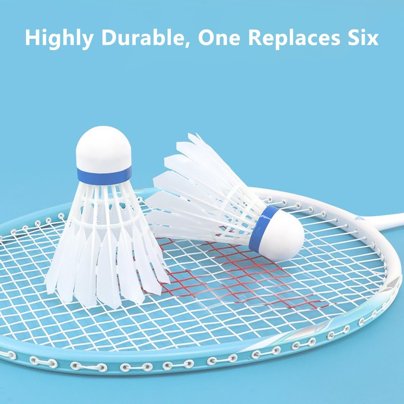 12 Pack Badminton Shuttlecocks, Nylon Birdies for Badminton Ball with