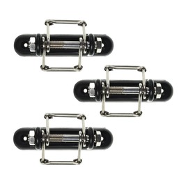 Electric Fence Tape Corner or Ends Insulator with Buckles, Wood Post Tape Connector with Screw for Polytape up to 40mm. (3)