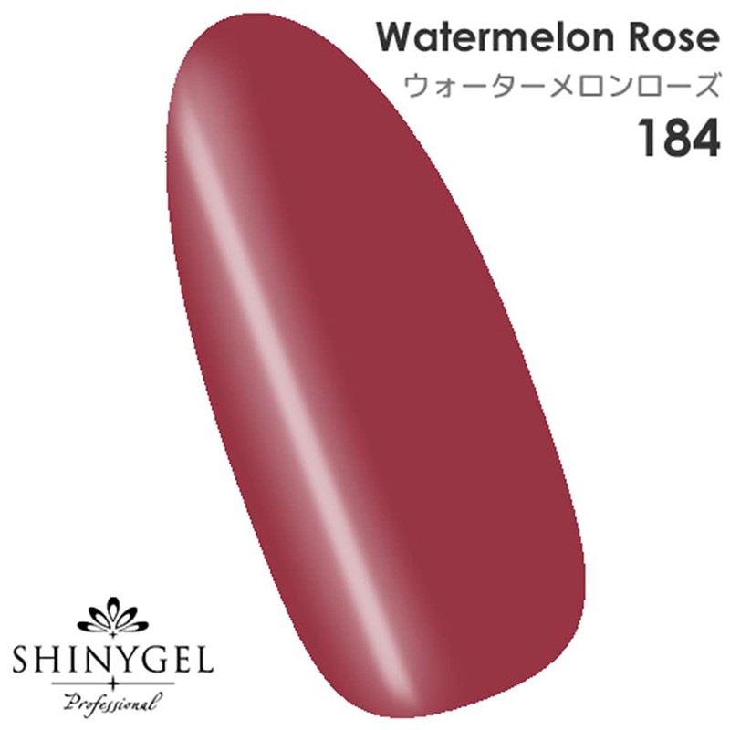 Shiny Gel 4-Colored Gels 184 G watermelon Rose U/LED, JNA Test