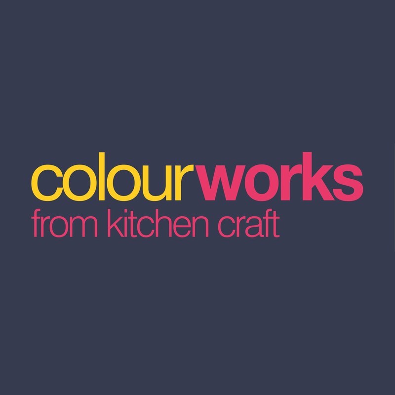 KitchenCraft Colourworks Polyethylene Reversible Cutting Board, 36.5 x 25 cm
