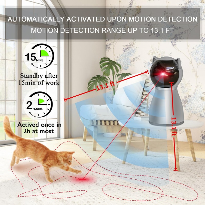 YVE LIFE Laser Cat Toys for Indoor Cats,The 4th Generation