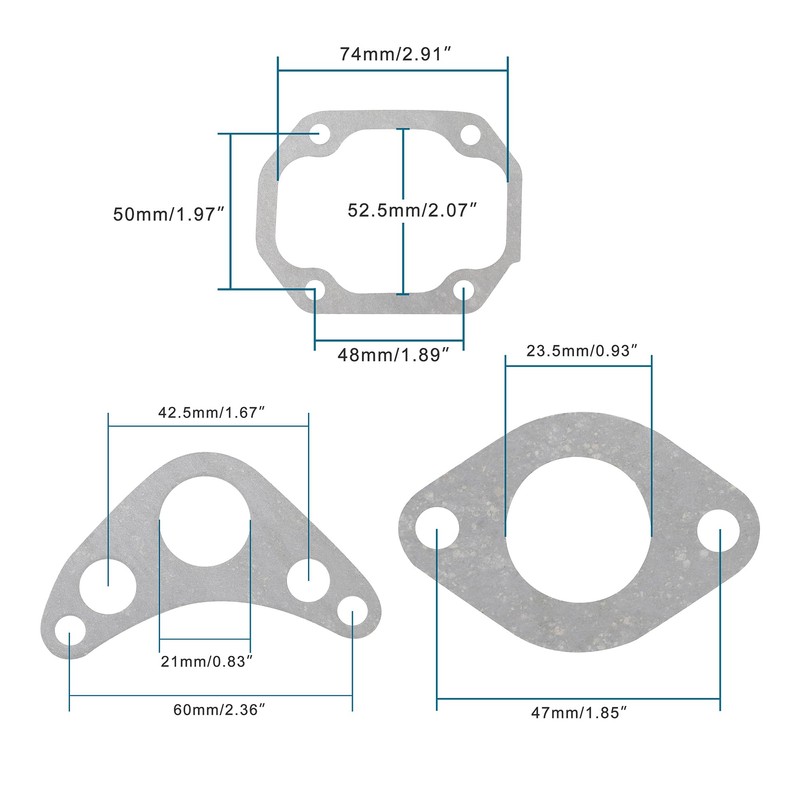 GOOFIT Complete Motorcycle Gasket Set Replacement for 110cc ATV Dirt