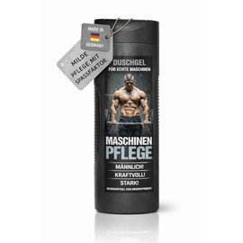Machine Care Shower Gel 300ml - Funny Shower Gel for Men, Funny Gift for Bodybuilders, Fitness Fans & Gym Men, Gift Idea for Muscle Men Birthday Gift/Secret Santa Gift