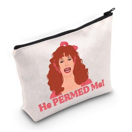 G2TUP Phyllis Nefler Makeup Bag Phyllis Nefler Gifts Beverly Hills Gifts He Permed Me Gifts Beverly Hills Zipper Pouch (He Me! CA)