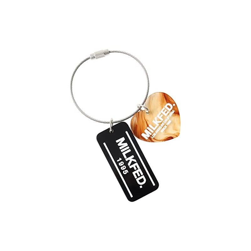 Milkfed HEART AND PLATE KEYCHAIN Women's Key Chain, Braun