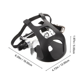 Gatuida 1Pair Dynamic Exercise Bike Pedal Lightweight Pedals with Rugged Grip Design for Enhanced Control Easy Installation Left and Right Marked for Home Gym