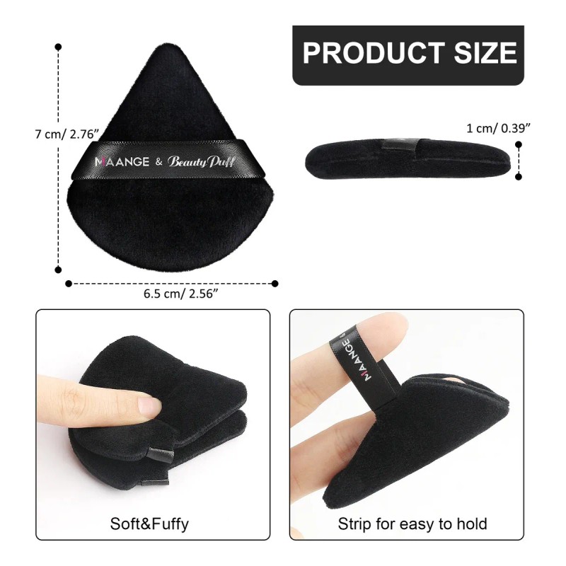Esponja Maquillaje En Polvo 6 Pcs Beauty Blender Con Caja