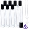 Yebeauty 12 Pack Clear Portable Sample Essential Oil Roller Massage