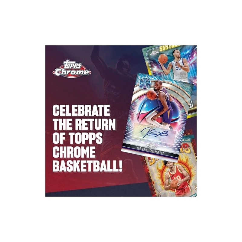 Baloncesto Topps Chrome 2024-25 - Sellado de fábrica - Mega