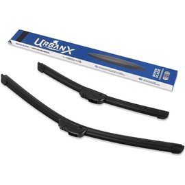 UrbanX 2-IN-1 All Seasons Water Repellency Original Equipment Replacement Wiper Blades For 2011 Nissan Juke 22" And 14" Driver & Passenger Sides (Pack of 2)