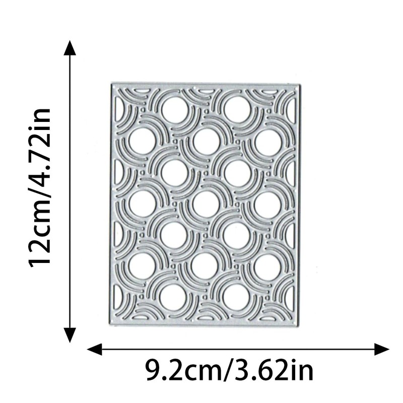 Circle Dot Background Die Cuts for Card Making Metal Cutting