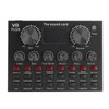 Live Sound Card with Built in Microphone Clear Recording Portable