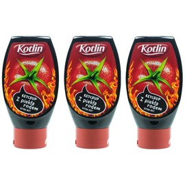 Kotlin Ketchup z Piekla Rodem (Extra Hot Ketchup), Poland, Pack of 3, 450 g/15.87 oz